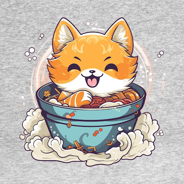 Fox in Ramen by alexrobleto